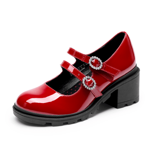 DREAM PAIRS Girls    Double Strap Mary Jane Shoes
