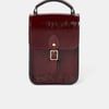 The Mini Binocular Bag - Oxblood Patent