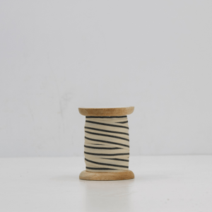 Ribbon in Cream and Black