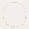 Ruby Station Necklace