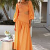Taking Control Maxi Dress Orange