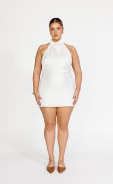 Clara Mini Dress (White) - US 6