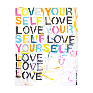 Hello I Love Me Art Print