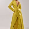 AKIRA Cleo Trench In Chartreuse | Size Small