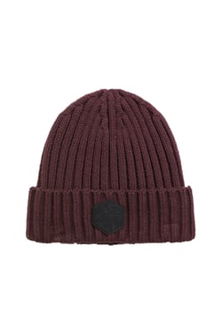 Weird Fish Monreith Beanie Aubergine Size ONE
