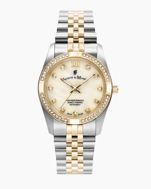 Inspiration Elegance Prestige 34mm Three-hands Two-tone White dial Stainless steel swiss watch - 34 mm