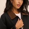 Navy Short Freddie Barn Jacket