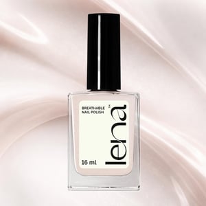LENA Breathable & Water-Permeable Halal Nail Polish - Oud & Nude - LE156