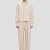 Victoria Beckham Ellys Shirt In Alabaster - Size 10 UK