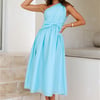 Taylor One Shoulder Midi Dress Mint