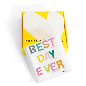 Best Day Ever Block of Love