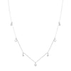 Heart Charm Necklace Sterling Silver