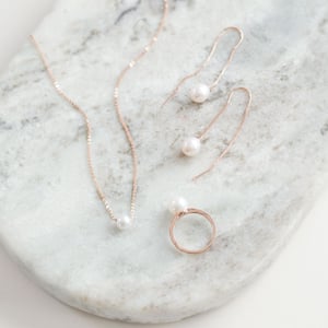 La Vie en Pearl set in Rose Gold