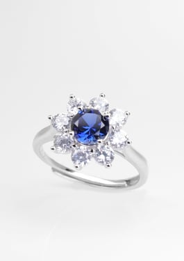 Exquisite Sapphire Ring - Blue Rhyme Starlight - One-Size