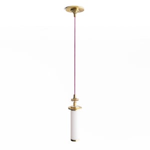 Elbow rechargeable pendant kit in antique brass