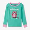 Kids Night Owl AppliquÃ© Pajama Set