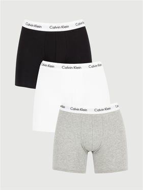 Calvin Klein 3 Pack Boxers - Grey White Black - XL