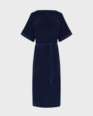 Vilebrequin - Women Reversible Terry Cover Up Solid - Dress - Leyla - Blue - Size XL