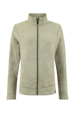 Weird Fish Faire Full Zip Textured Fleece Artichoke Size 8