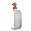 Nickel Single Wall Mounted Soap Dispenser