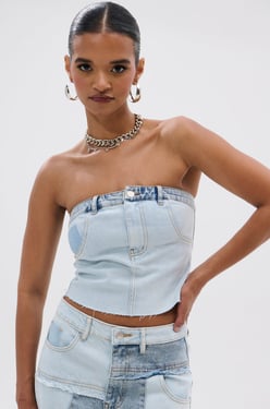 AKIRA Mix And Match Corset Top | Size XL