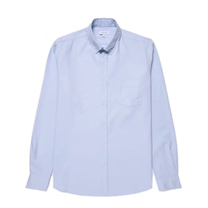 Sunspel L/S Oxford Shirt Light Blue