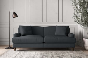 nkuku Deni Large Sofa | Make To Order | Recycled Cotton Mercury | No Colour