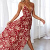 HELLO MOLLY Explore The Colours Maxi Dress Red
