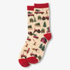 Women's Christmas Tree Farm Crew Socks