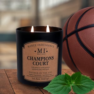 Champions Court, Classic+ Collection, 16.5 oz - 16.5oz / Black