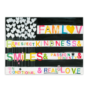 In Love We Trust Original Painting by Kerri Rosenthal