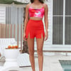 HELLO MOLLY Calabasas Shorts Tangerine