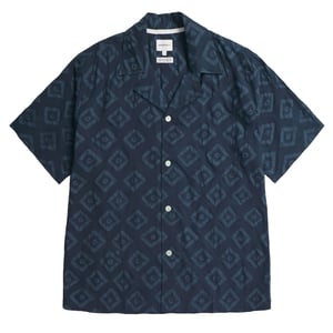 Norse Projects Mads Batik SS Shirt Dark Navy