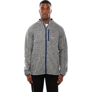 Unisex USWNT New Era Mock Neck Full Zip Jacket / 2X