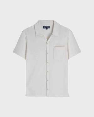 Vilebrequin - Terry Bowling Shirt Solid - Shirt - Charli - Beige - Size XXXL