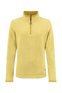 Weird Fish Sarah 1/4 Zip Textured Fleece Antique Moss Size 8