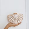 Malibu Side Clutch Beige