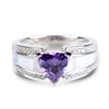 Jeulia Trillion Cut Sterling Silver Ring