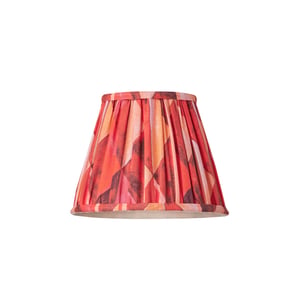 18cm pendant shade in red harlequin by Matthew Williamson