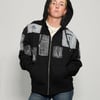 ST Multipatch Zip Hoodie in Black