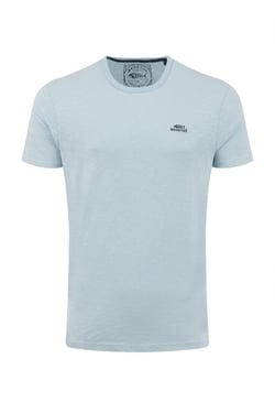 Weird Fish Fished Branded T-Shirt Powder Blue Size XL