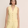 Butter Yellow Tailored Playsuit