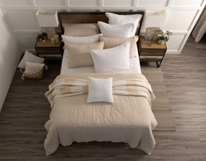 QE Home Stonehaven Duvet Cover, Cotton, Scenic, Beige, Queen