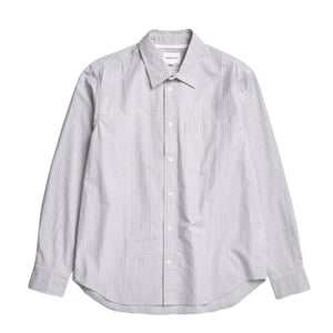 Norse Projects Ole Oversize Poplin Check Shirt Oatmeal