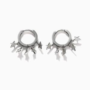 Jeulia "A Cluster of Stars" Sterling Silver Earrings