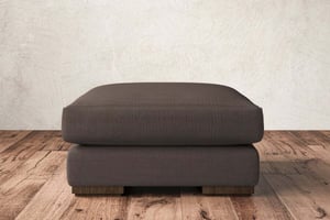 nkuku Guddu Dining Footstool | Make To Order | Medium | Recycled Cotton Mocha