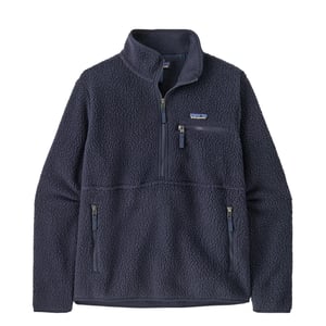 Patagonia Womens Retro Pile Fleece Marsupial Pullover Sunken Blue