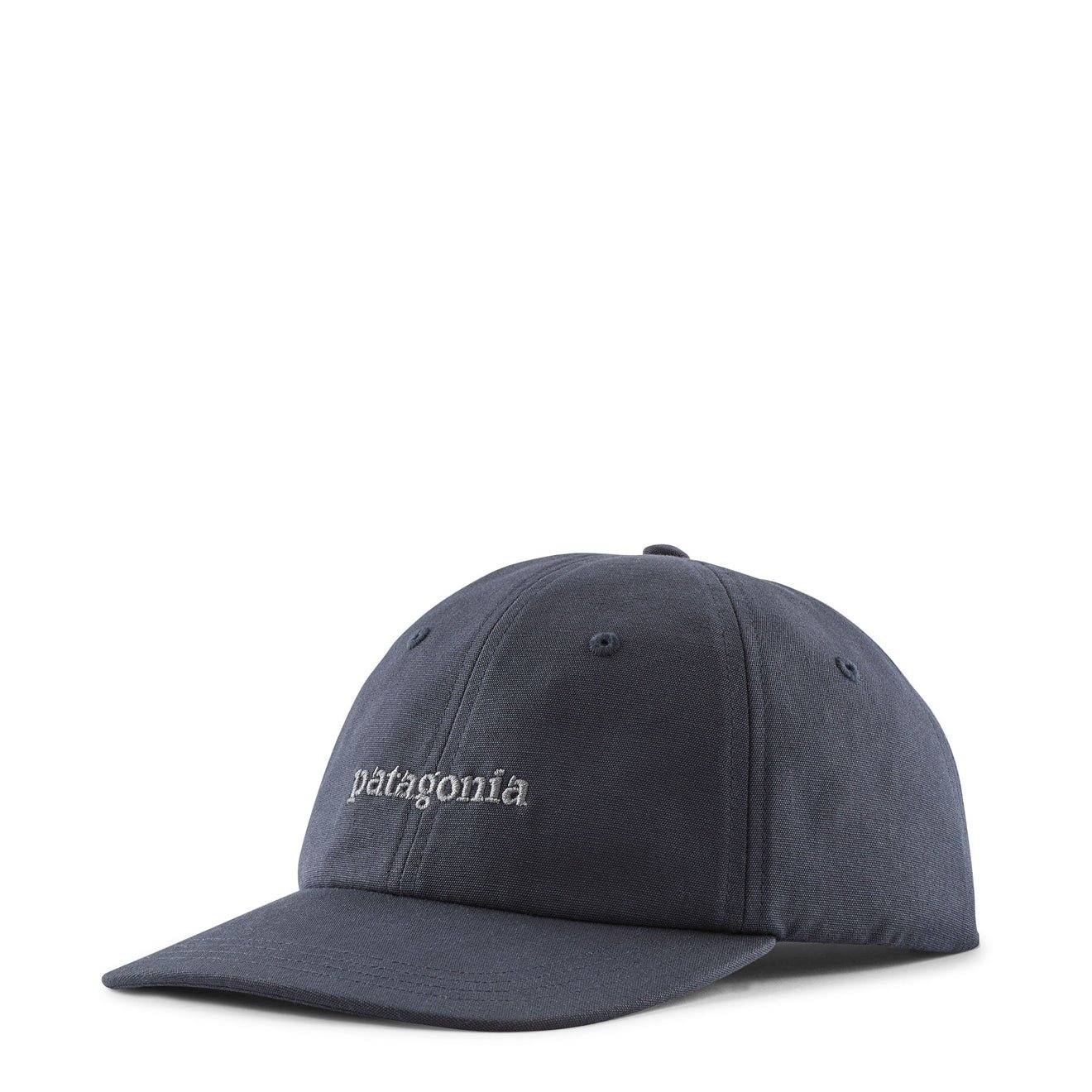 Patagonia Fitz Roy Icon Trad Cap Text Logo Smolder Blue