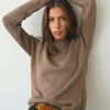Sloane Crewneck in Mocha