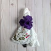 Orchid Handwoven Iraca Napkin Ring - Solid Color (one solid color) / Purple